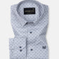 Gardian Blue Cotton Printed Shirt - John Ellies