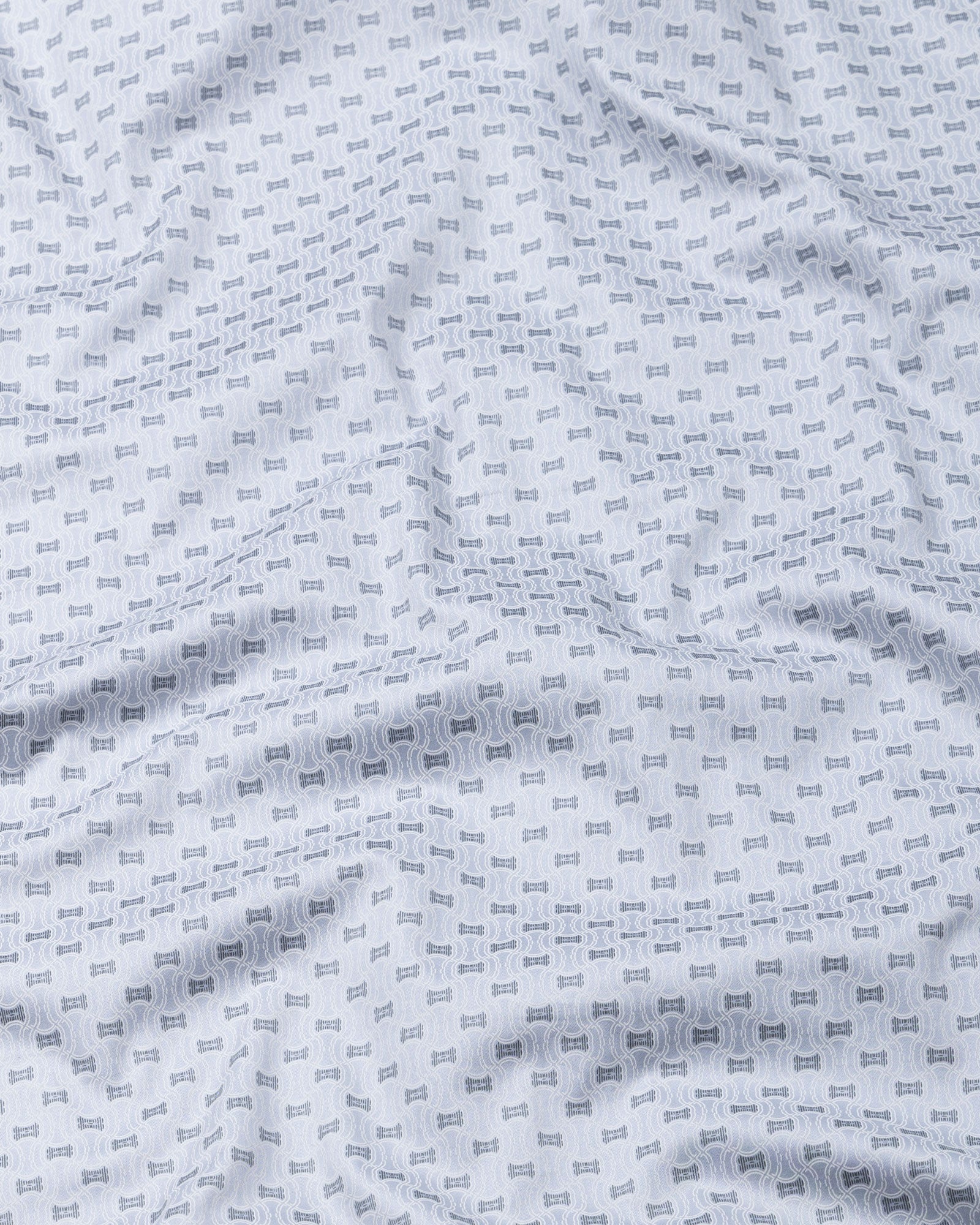 Gardian Blue Cotton Printed Shirt - John Ellies