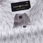 Gardian Brown Cotton Printed Shirt - John Ellies