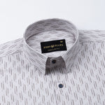Gardian Brown Cotton Printed Shirt - John Ellies