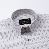 Gardian Brown Cotton Printed Shirt - John Ellies