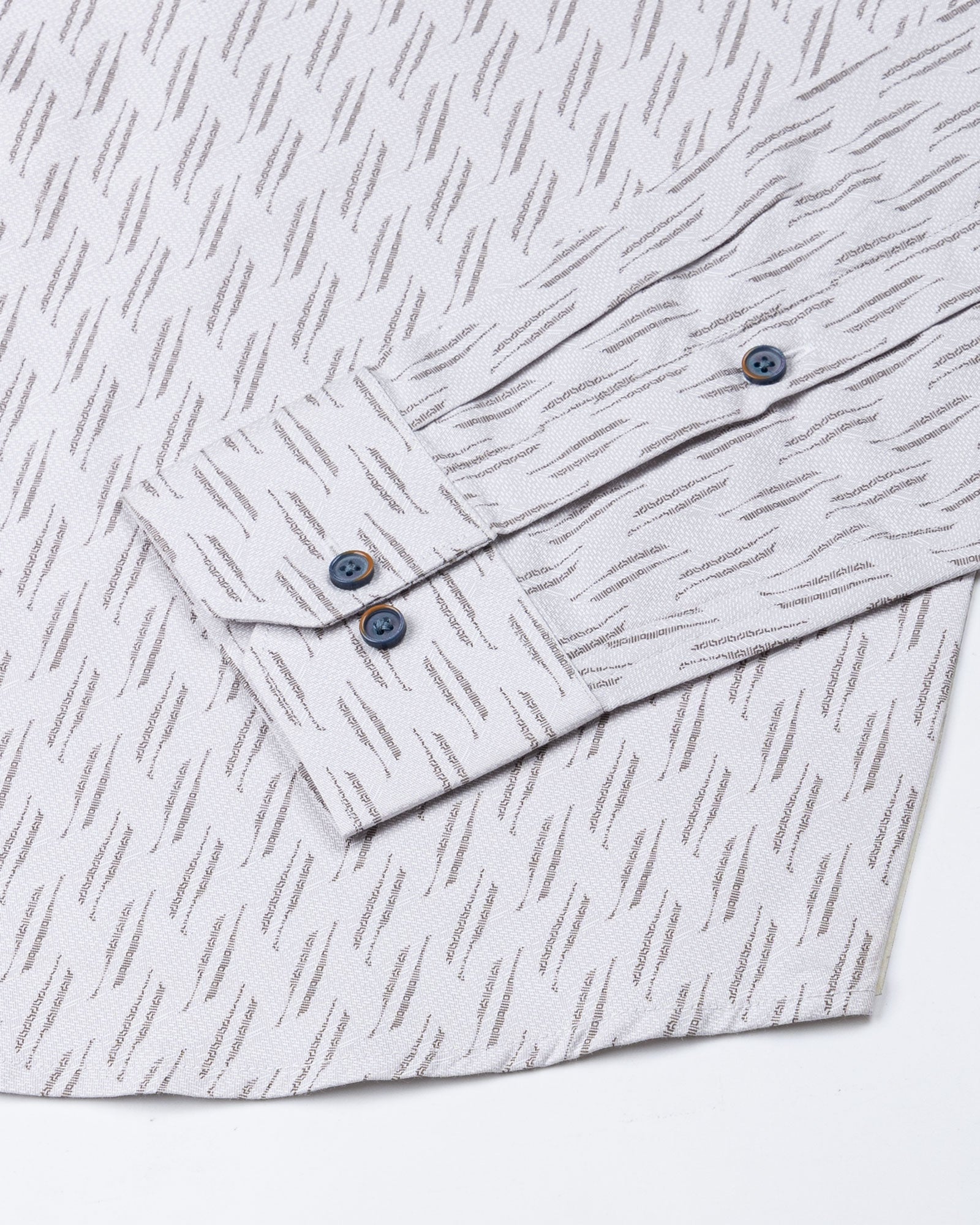 Gardian Brown Cotton Printed Shirt - John Ellies