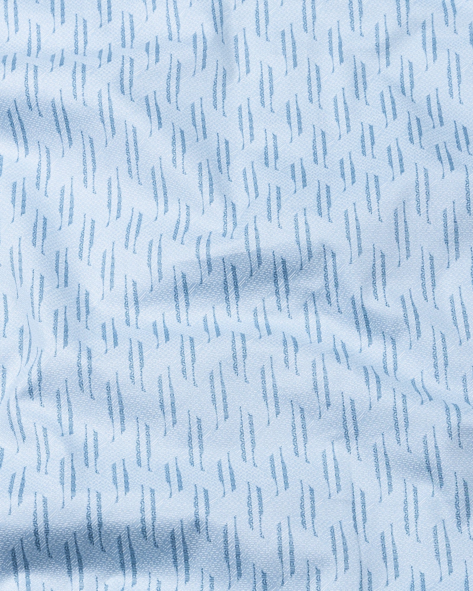 Gardian Sky Blue Cotton Printed Shirt - John Ellies