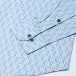 Gardian Sky Blue Cotton Printed Shirt - John Ellies
