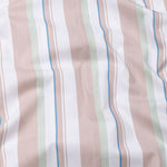 Triddent Peach Premium Cotton Stripes Shirt - John Ellies