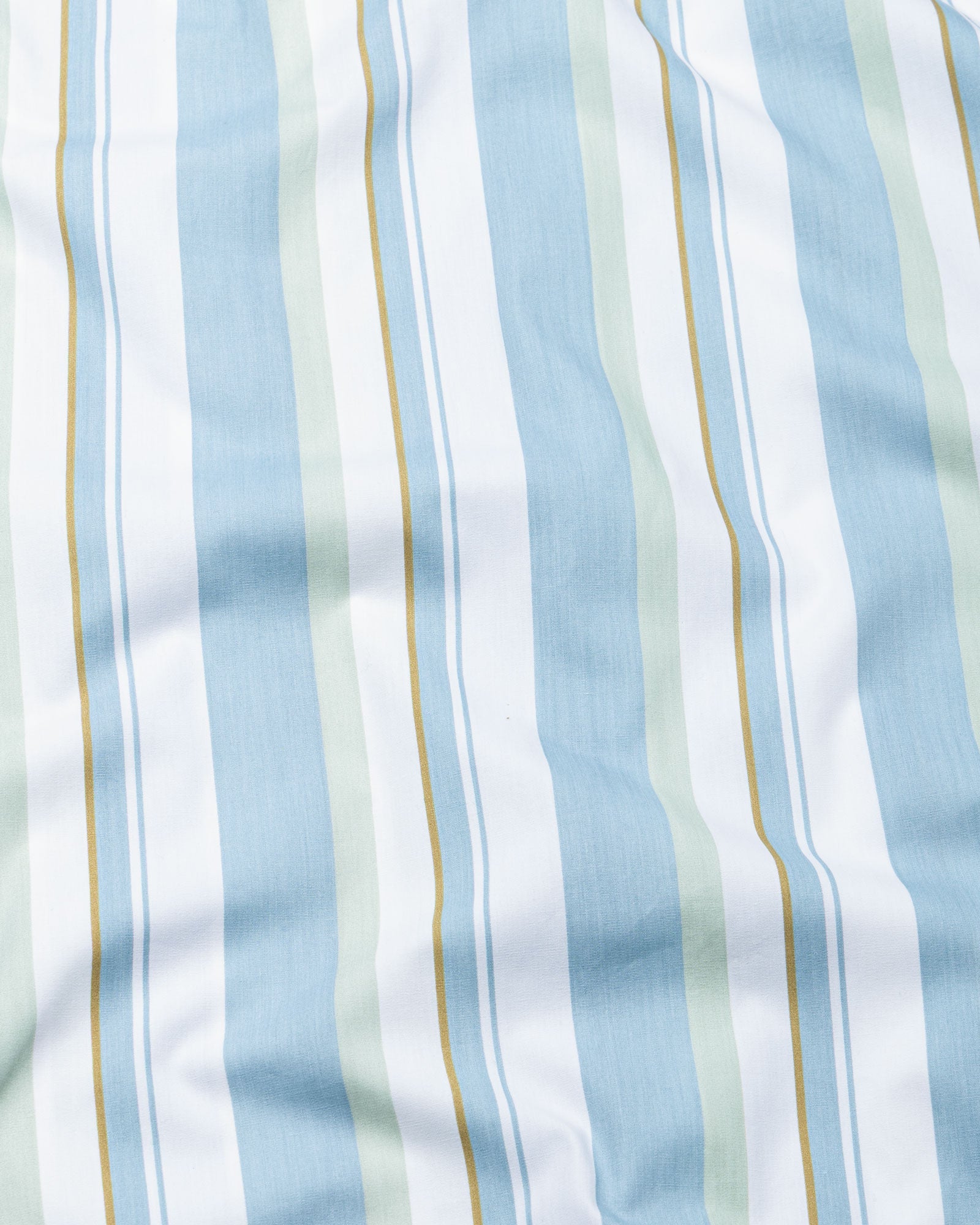 Triddent Steel Blue Premium Cotton Stripes Shirt - John Ellies