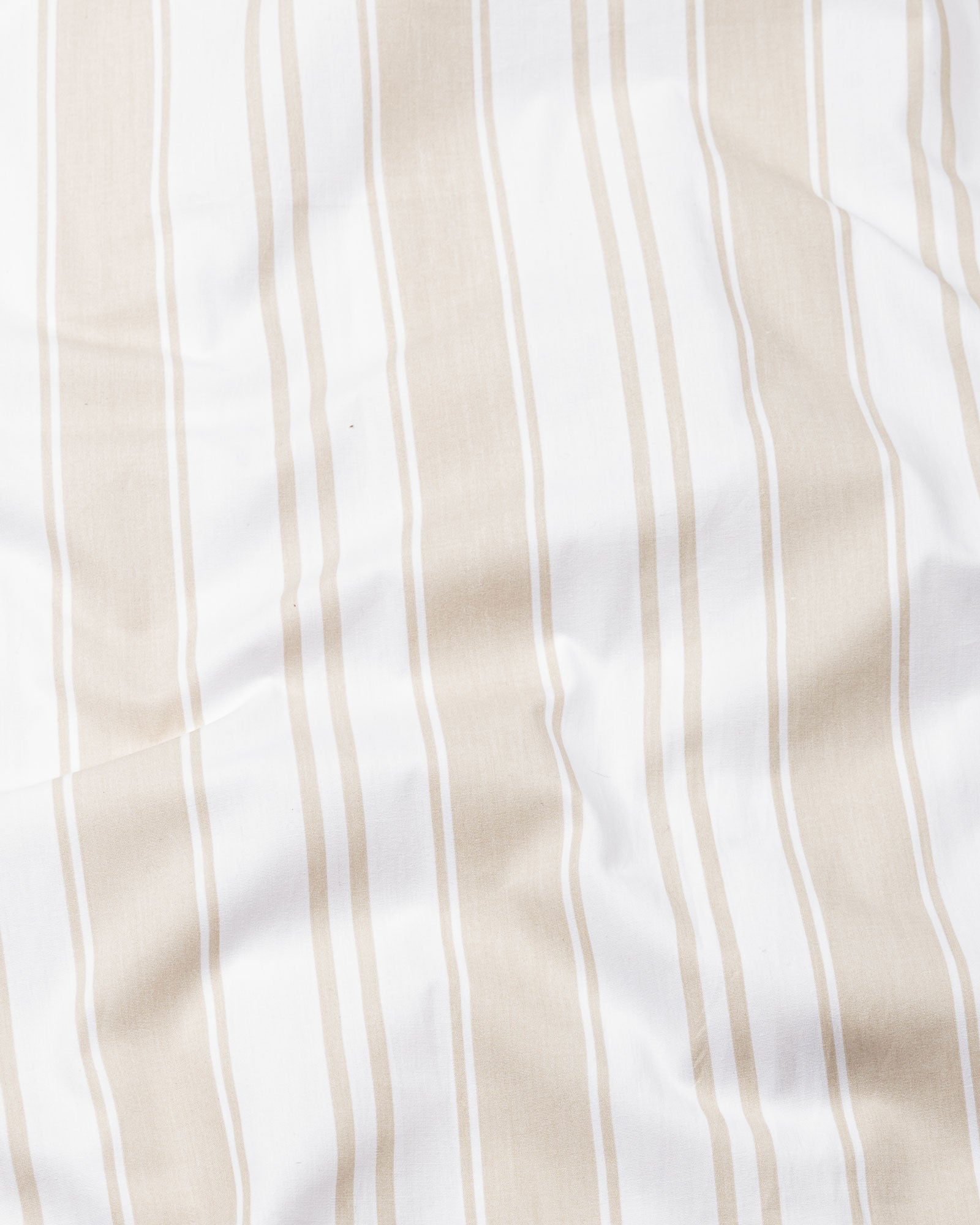 Triddent Tan Premium Cotton Stripes Shirt - John Ellies