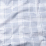 Gogh Soft Grey Check Button Down Cotton Shirt - John Ellies