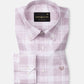 Gogh Pink Check Button Down Cotton Shirt - John Ellies