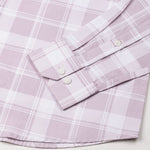 Gogh Pink Check Button Down Cotton Shirt - John Ellies