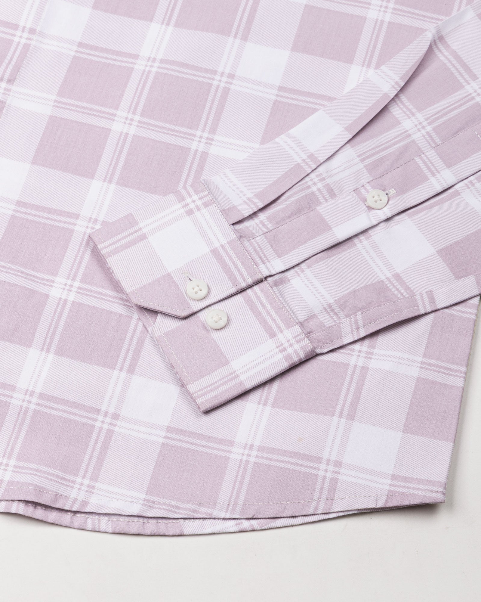 Gogh Pink Check Button Down Cotton Shirt - John Ellies