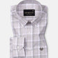 Gogh Beige Check Button Down Cotton Shirt - John Ellies
