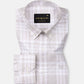 Gogh Cream Check Button Down Cotton Shirt - John Ellies