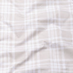 Gogh Cream Check Button Down Cotton Shirt - John Ellies