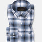 Gogh Grey Check Button Down Cotton Shirt - John Ellies