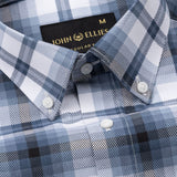 Gogh Grey Check Button Down Cotton Shirt - John Ellies