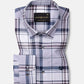 Gogh Purple Check Cotton Shirt - John Ellies