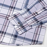 Gogh Purple Check Cotton Shirt - John Ellies