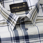 Gogh Olive Check Cotton Shirt - John Ellies