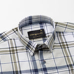 Gogh Olive Check Cotton Shirt - John Ellies