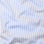Kalom Blue Stripes Button Down Cotton Shirt - John Ellies