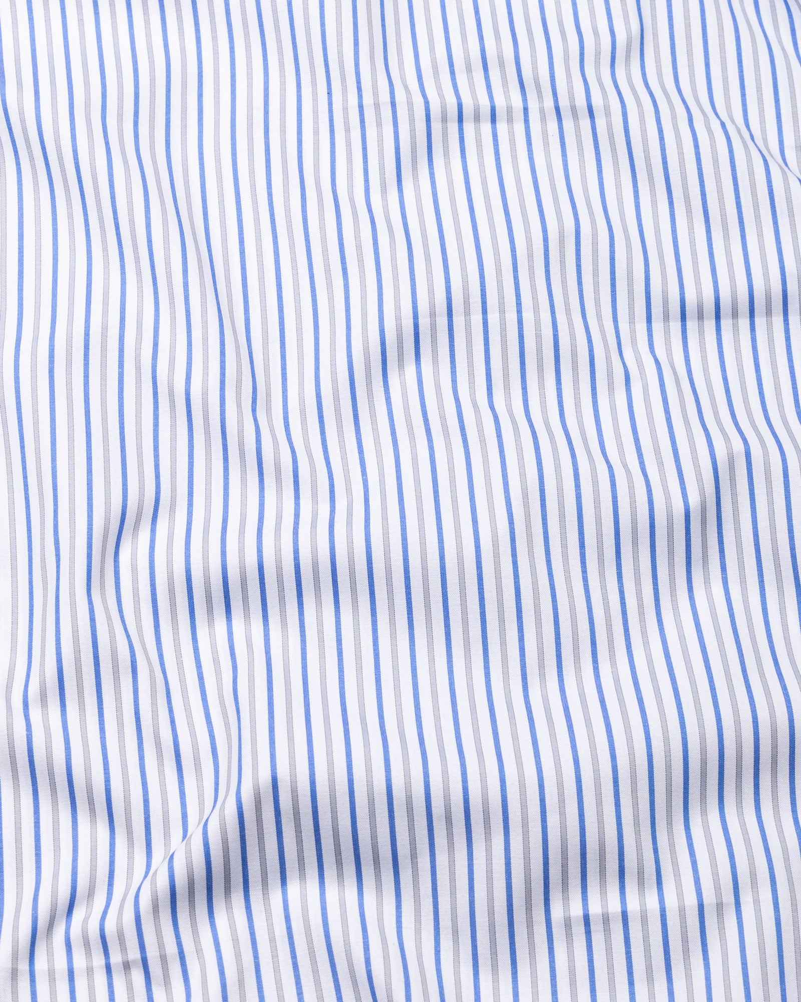 Kalom Blue Stripes Button Down Cotton Shirt - John Ellies