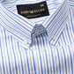 Kalom Blue Stripes Button Down Cotton Shirt - John Ellies
