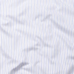 Quoram Blue Pin Stripes Button Down Cotton Shirt - John Ellies