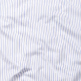 Quoram Blue Pin Stripes Button Down Cotton Shirt - John Ellies