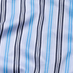 Halerk Sky Blue Stripes Premium Cotton Shirt - John Ellies