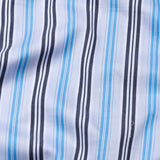 Halerk Sky Blue Stripes Premium Cotton Shirt - John Ellies