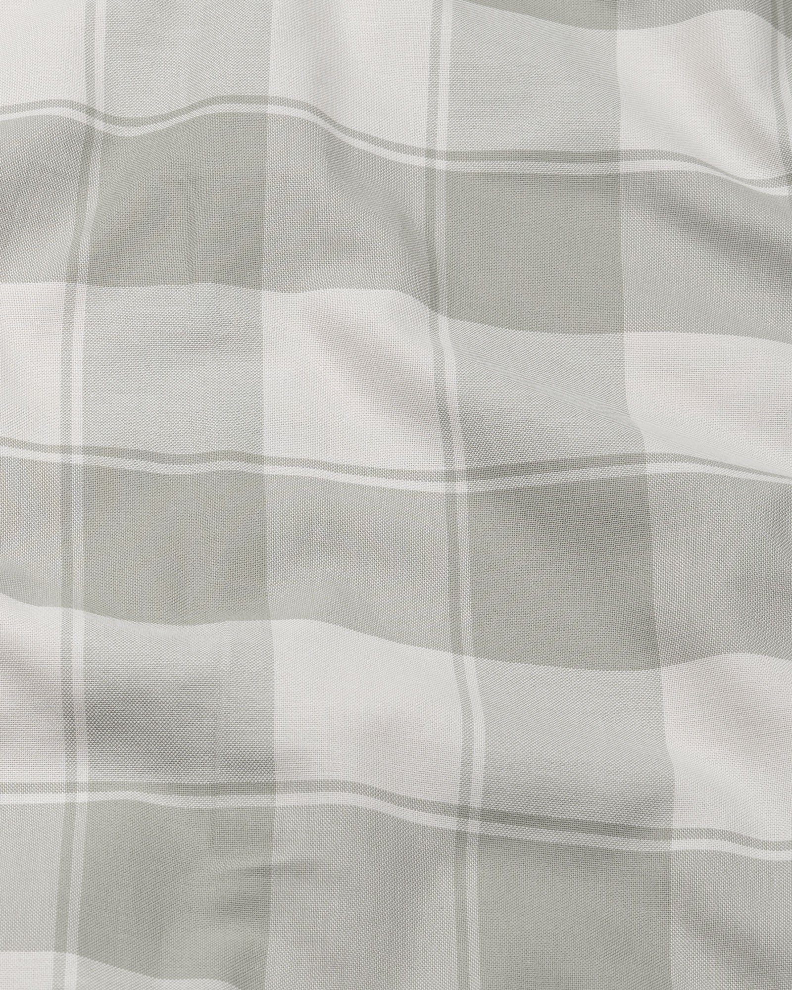 Halerk Olive Check Premium Cotton Shirt - John Ellies