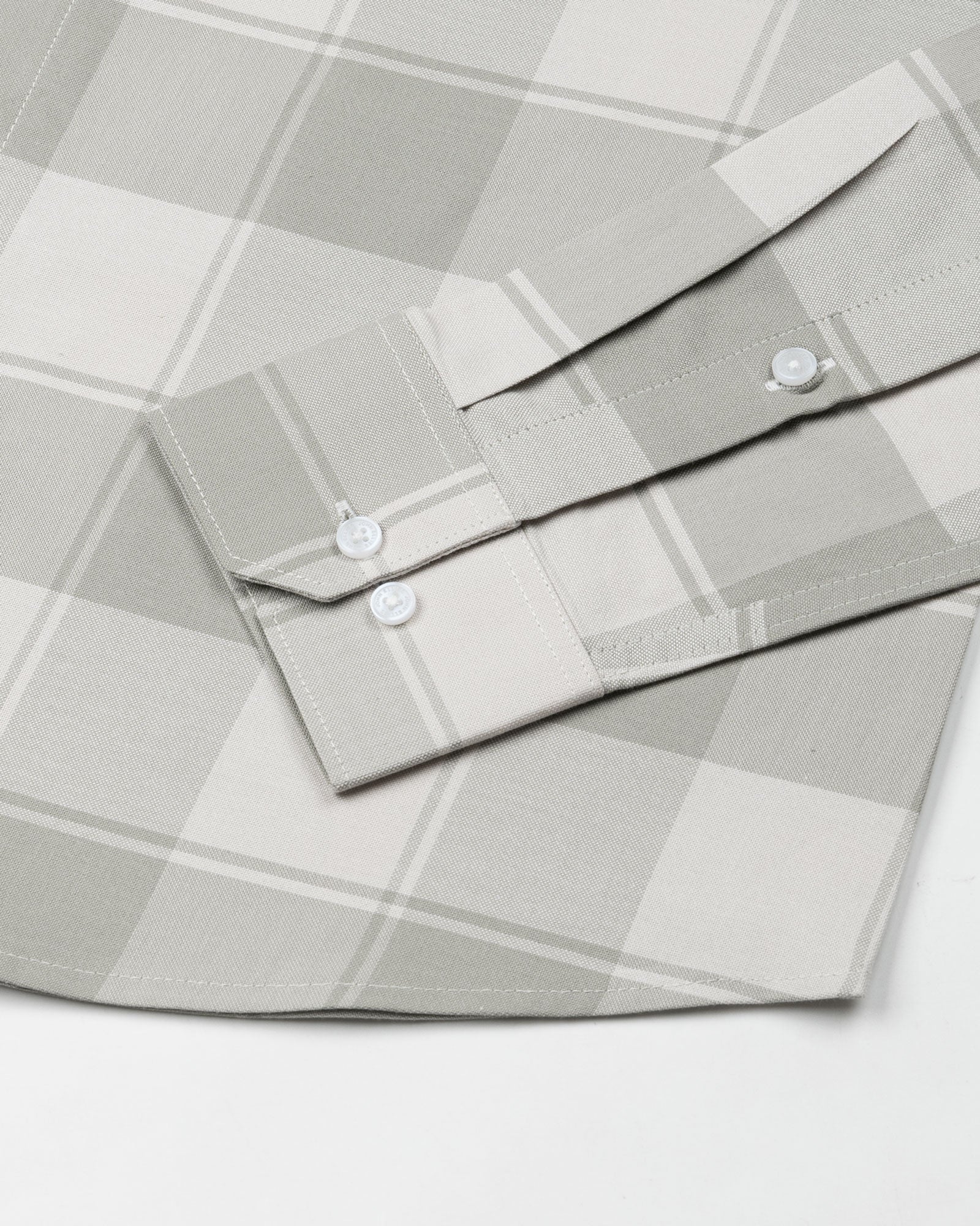 Halerk Olive Check Premium Cotton Shirt - John Ellies