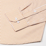 Omrik Brown Stripes Cutaway Cotton Shirt - John Ellies