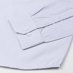 Lexicon Navy Blue Micro Check Cutaway Cotton Shirt - John Ellies