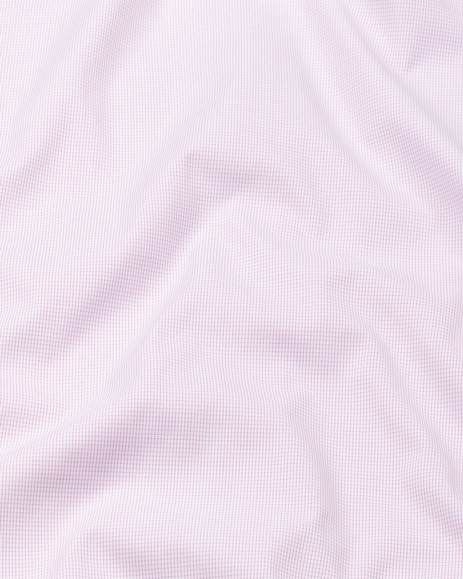 Lexicon Pink Micro Check Cutaway Cotton Shirt - John Ellies
