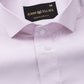 Lexicon Purple Micro Check Cutaway Cotton Shirt - John Ellies