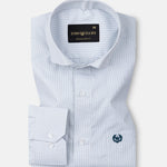 Lexicon Green Micro Check Cutaway Cotton Shirt - John Ellies