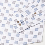 Kairow Grey Printed Linen Shirt - John Ellies