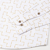 Kairow Yellow Printed Linen Shirt - John Ellies