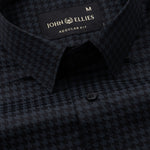 Scrawl Black Cotton Printed Shirt - John Ellies