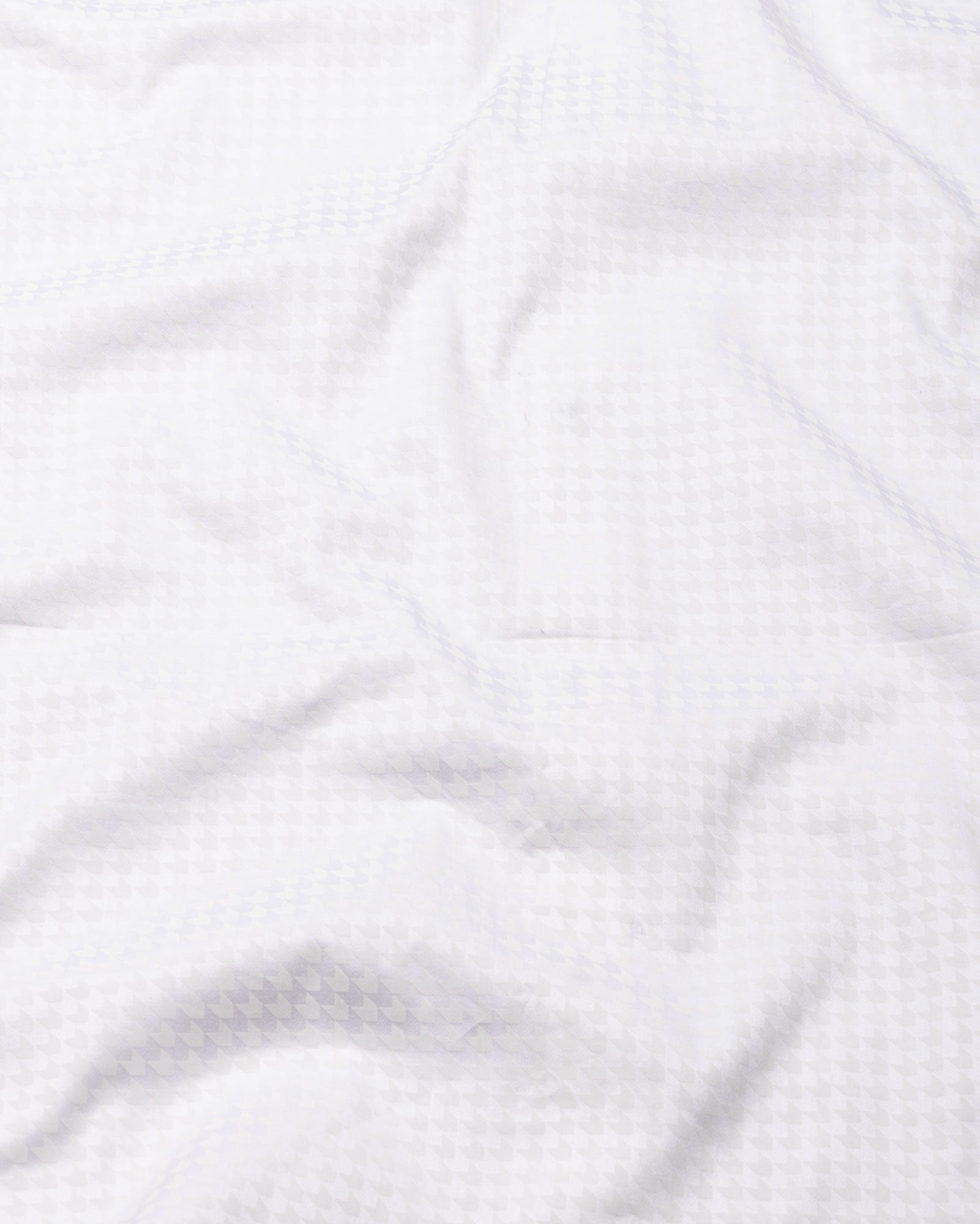 Scrawl Off White Cotton Printed Shirt - John Ellies