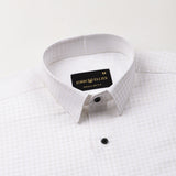 Scrawl Off White Cotton Printed Shirt - John Ellies