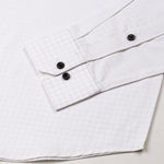 Scrawl Off White Cotton Printed Shirt - John Ellies