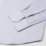 Scrawl Silver Cotton Dobby Shirt - John Ellies