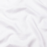 Scrawl White Cotton Dobby Shirt - John Ellies