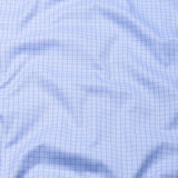 Doodle Soft Blue Cotton Check Shirt - John Ellies
