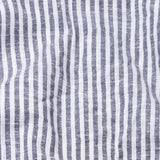 Gion Navy Blue Stripes Linen Shirt