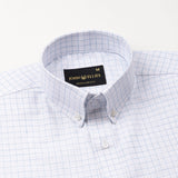 Crane Green Check Button Down Linen Shirt