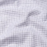 Crane Black Check Button Down Linen Shirt